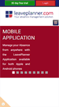 Mobile Screenshot of leaveplanner.com